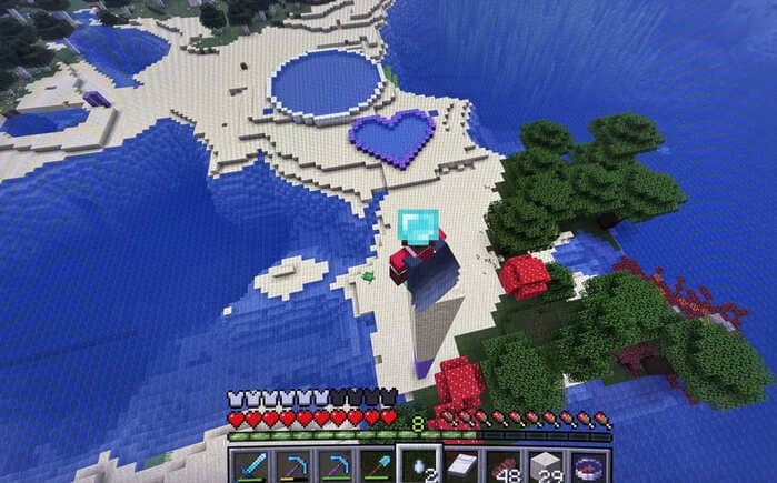 我的世界中圆形摆放最佳实践